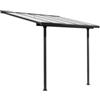 EuroGarden Pergola addossata da esterno eurogarden memphis in alluminio 303x295x305 cm