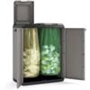 Keter Armadio per raccolta differenziata keter split cabinet recycling in polipropilene 68x39x85 cm