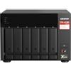 QNAP NAS TS-673A-8G con 4 Core, 8GB RAM, 2 Porte Ethernet, Nero