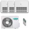 Hisense Condizionatore Hisense Console AKT trial split 9000+12000+12000 BTU inverter A++ unità esterna 7 kW 3AMW72U4RJC/AKT26UR4RSK8_1/AKT35UR4RSK8_2