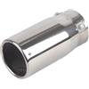 Punta Di Scarico Universale In Acciaio Inox Cromato, Terminale Tubo Di Coda Sportivo, Diametro 50mm, Con Morsetti, Per Auto - 3