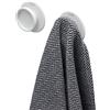 TIGER Tess, Gancio portasciugamani, Bianco (set da 2), 19x53x53mm