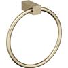 Amerock BH36082BBZ - Portasciugamani color champagne dorato, lunghezza 165 mm, monumento, porta asciugamani da parete per bagno, piccolo porta asciugamani da cucina, accessori da bagno