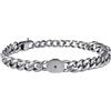 Breil Collezione BLACK DIAMOND, Bracciale Uomo in Acciaio, Gioiello idee regalo uomo