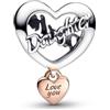 PANDORA Charm Moments 782327C00 Ti amo figlia