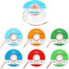 Dadabig 7 Rotoli Filo Dissaldante a Treccia, 1,5M Stoppini Dissaldanti in Rame Filo per la Rimozione dello Stagno con una Larghezza di 1mm/ 1,5mm/ 2mm/ 2,5mm/ 3mm/ 3,5mm