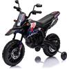 Moto Elettrica 12V per bambini Aprilia RX con Musiche Luci Mp3 Marcia avanti e i
