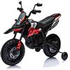 Moto Elettrica 12V per bambini Aprilia RX con Musiche Luci Mp3 Marcia avanti e i