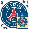 Iconic Puzzles, PSG Logo, Prodotto ufficiale, Puzzle di Legno per Adulti