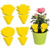 CYZBL Trappole Appiccicose Gialle Bilaterali, 20 Pezzi Trappola Adesiva Gialla, Lavagne Gialle per Insetti, Trappole Moscerini Piante, Plant Flycatcher per Balcone, Giardino, Mosche Bianche