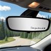 MBAIYO 10 adesivi per specchietti retrovisori con scritta I Love You Drive Safe, I Love You Drive Safe, adesivi per specchietti retrovisori per auto, da donna, promemoria di sicurezza, regalo (bianco