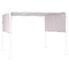 Bizzotto Yes Telo di Ricambio per Gazebo Slide 3x3 Metri Colore Grigio