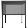 Bizzotto Tenda a Rullo per Pergola Ocean Lato 4 Metri Colore Antracite