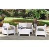 Keter Salotto in Resina modello Corfu Colore Bianco