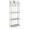 Bizzotto Yes Scaffale 4 Posti Harriet Verde Salvia Acciaio cm 59x28x h.167
