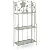 Bizzotto Yes Scaffale 3 Piani Harriet Verde Salvia in Acciaio cm 60x28 h.127