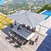 Hesperide Ombrellone a Braccio Melhia metri 3x4 colore Antracite