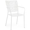 Bizzotto Yes Poltrona in Ferro Kelsie colore Bianco