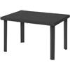 TAVOLO RESINA RATTAN 120X80 ANTRACITE