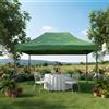 Generico Gazebo Estensibile Maiori 3x4,5 metri Colore Verde