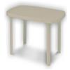 TAVOLO RESINA OTELLO CM.136X82 TORTORA