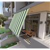 TENDA DA SOLE A CADUTA CM.300X250 VERDE/BIANCO