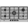 Generico Piano Cottura 5 Fuochi cm.75 Acciaio Inox Ghisa