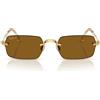 Ray-Ban Occhiali da Sole RB3928 001/83 x ASAP Rocky Oro Arista/Marrone Scuro Unisex Polarizzati 54/20/145