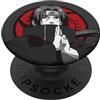 Naruto Shippuden Grey and Red Itachi Portrait Anime PopSockets PopGrip Adesivo