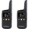 MOTOROLA Solutions - Lotto di 2 Walkie Talkie - XT185 - PMR 446 - Ideale per professionisti - Indice IP54 - Radio versatile