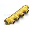 Tiemme Collettore lineare in ottone tiemme 4 vie 3/4 uscite 1/2x16 1910001
