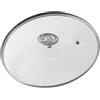 Agnelli 1907 5mm Coperchio In Vetro Con Pomolo In Acciaio