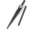 Fongmore Alesatore conico con manico a T a testa esagonale 6 strumenti per alesatura per smusso scanalato per alesatori per chitarra e ponte, manico con foro