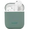 HoldIt Custodia per AirPods sostenibile | Apple AirPods 1./2. Gen | verde muschio
