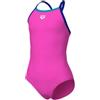 Arena Junior Arena Girl Swimsuit Light Drop Solid Pink/Neon Blue/Eyebl Junior