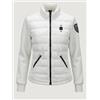 Blauer Haskel Giubbino Corto Imbottito Ovatta Bianco Donna