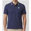 Blauer Agassiz Polo M/M Pique Bianco Ottico Uomo