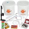 PALUCART Kit Birra Artigianale Lusso Fai da te + Malto European Lager +Tappatrice Colonna