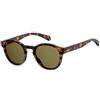 Polaroid PLD 6042/S 086/SP | Occhiali da Sole Graduati o Non Graduati | Prova Online | Unisex | Plastica | Panthos | Marrone, Havana | Adrialenti