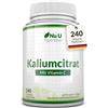 Nu U Nutrition Compresse di citrato di potassio e vitamina C 240 St