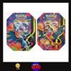 Bundle Pokemon TCG due Tin da Collezione Mega Charizard X E Y ex ITA