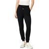 Armani Exchange Tuta da Donna con Logo Stampato, Nero, M
