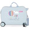 Enso Collect Moments, Valigia Per Bambini 2 Ruote Multidirezionali Ragazza, (Cian), 50x38x20 cms