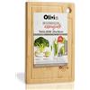 IPEA Tagliere Rettangolare in Legno per Verdure, Salame - 30 x 20 CM - Tagliere da Cucina Multiuso per Tagliare e Servire Antipasti, Pane, Frutta, Formaggi - Vassoio in Bambù per Casa con Occhiello