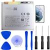 OPAHUTER Batteria per Samsung Galaxy S22 SM-S901 EB-BS901ABY, Batteria Sostitutiva Ad Alta Capacità da 3700 mAh per Galaxy S22 con Strumenti di Riparazione Professionali