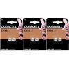 Duracell 6X Duracell LR43 186 V12GA (3 Blister Da 2 batterie) 6 Pile