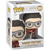 Funko POP! Movies: Harry Potter Prisoner Of Azkaban - Harry With Broom - (Quidditch) - Figura in Vinile da Collezione - Idea Regalo - Merchandising Ufficiale - Giocattoli per Bambini e Adulti