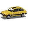 Corgi VA14404 Ford Fiesta Mk2 1.1L, Citrine Yellow Vanguards Die Cast Metal Collectible