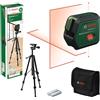 Bosch livella laser multifunzione UniversalLevel 2 con treppiede (linee laser a croce incl. punti a piombo integrati per un allineamento preciso e un facile trasferimento dell'applicazione)