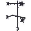Manhattan Supporto Monitor Manhattan per 4 Monitor 13-32'' con Morsetto